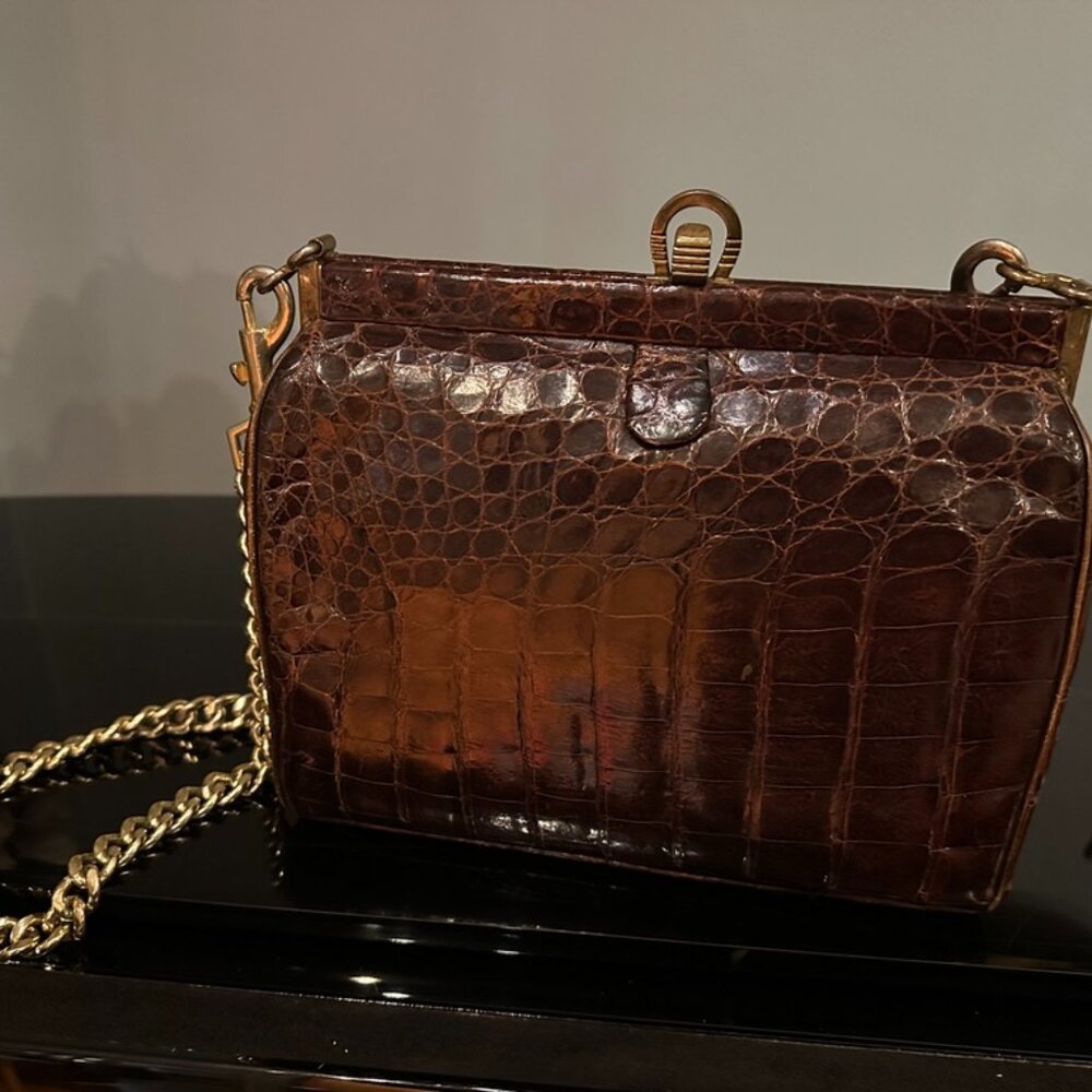 alligator handbag